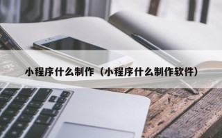 灌云小程序什么制作（小程序什么制作软件）